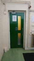 New door complete with euro profile cylinder locks and finger protectors.