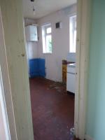 A view into the kitchen....not a nice sight!